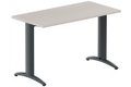 Module composable pied i, L.120xP.60cm, départ, plateau acacia, structure anthracite, plateau acacia, structure anthracite