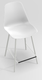 PETALE Chaise haute L.46xP.51.5xH.101.5cm-hauteur assise 65.5cm