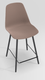 PETALE Chaise haute L.46xP.51.5xH.101.5cm-hauteur assise 65.5cm