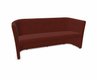 CLUB canapé 3 places, tissu STEP coloris rouille chiné