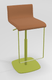 COCKTAIL Tabouret -Finitions : MOSAIC OCRE (M318) / PIETEMENT EPOXY : structure coloris LIGHT OLIVE MAT (EP69)
