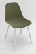 PETALE Chaise L.44xP.53.5xH.80.5cm-hauteur assise 47cm