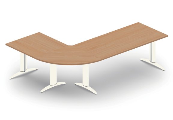 Gamme K2 - Ensembles panoramiques - Ensemble panoramique - plan principal 160x80cm hêtre/blanc