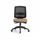 Siège de travail FIRST, mécanique synchrone, tissu beige foncé, structure nylon noir - sur délai