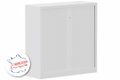 Armoire à rideaux H120xL120cm 2 tablettes