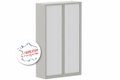 Armoire à rideaux H198xL120cm 4 tablettes