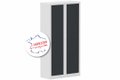 Armoire à rideaux H198xL100cm 4 tablettes