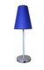 CUP MINI Lampe  à poser  avec abat jour tissu bleu pietement fin - dotèe d'une prise USB