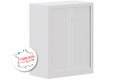Armoire à rideaux H100xL80cm 2 tablettes