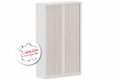 Armoire à rideaux H198xL120cm 4 tablettes