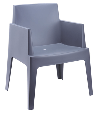 POLYPROPYLENE - FAUTEUILS  - BAHAMAS-Fauteuil en polypropylène renforcè fibre de verre-Finition anthracite(PAN)