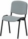 JOKER + chaise 4 pieds, tissu BONDAI coloris gris clair (BNG)