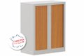 Armoire à rideaux H100xL80cm 2 tablettes
