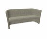 CLUB canapé 3 places, tissu STEP coloris beige chiné
