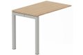 Module composable pied arche L.120xP.60cm, suivant, plateau hêtre, structure aluminium