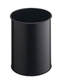CORBEILLE RONDE PLEINE-15L NOIR