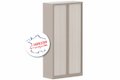Armoire à rideaux H198xL100cm 4 tablettes