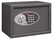 Coffre de sécurité L.25xP.35xH.25cm - 17 Litres / 8kg -  verrouillage électronique, coloris graphite métallisé