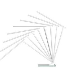 LUMINAIRES - Lampes - Lampe Plia alu (Blanc) et verre. Ajustement de la température et intensité de l'eclairage.