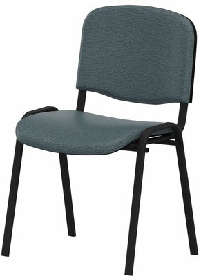 VISITEURS ET FONCTIONNELS - 4 Pieds - JOKER + chaise 4 pieds, tissu BONDAI coloris gris moyen (BNJ)