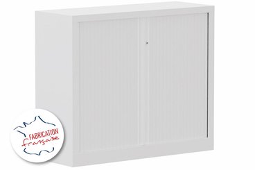 [Pas de famille] - [Pas de sous famille] - Armoire à rideaux H100xL120cm 2 tablettes
