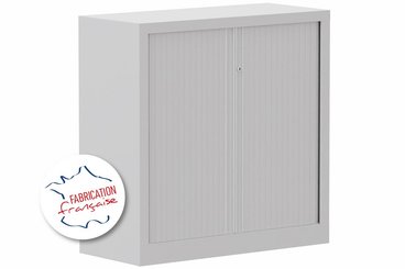 [Pas de famille] - [Pas de sous famille] - Armoire à rideaux H100xL100cm 2 tablettes
