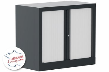 [Pas de famille] - [Pas de sous famille] - Armoire à rideaux H69,5xL80cm 1 tablette