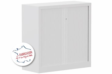 [Pas de famille] - [Pas de sous famille] - Armoire à rideaux H100xL100cm 2 tablettes