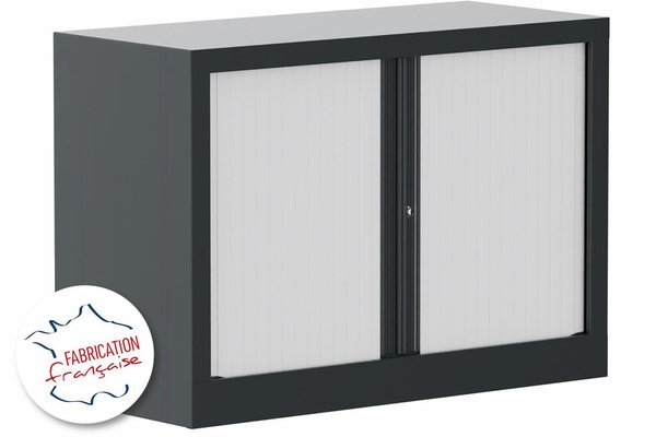 [Pas de famille] - [Pas de sous famille] - Armoire à rideaux H69,5xL100cm 1 tablette