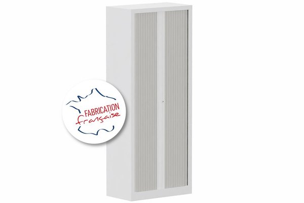 [Pas de famille] - [Pas de sous famille] - Armoire à rideaux H198xL80cm 4 tablettes