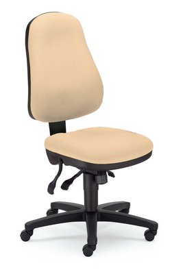 OPERATIVE - Dossier tissu - ACTIV+ siège opérative asynchrone, tissu beige, structure nylon noir - sur délai