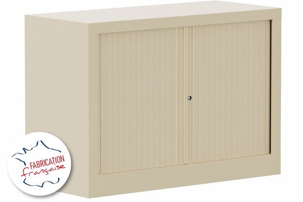 [Pas de famille] - [Pas de sous famille] - Armoire à rideaux H69,5xL100cm 1 tablette