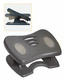 Repose-pieds double réglage, 3 hts de 8 à 20cm, inclinaison libre de 0 à 20°, agréé IGH et ERP, noir