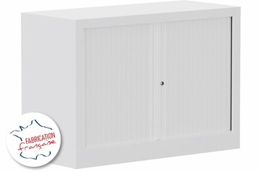 [Pas de famille] - [Pas de sous famille] - Armoire à rideaux H69,5xL100cm 1 tablette