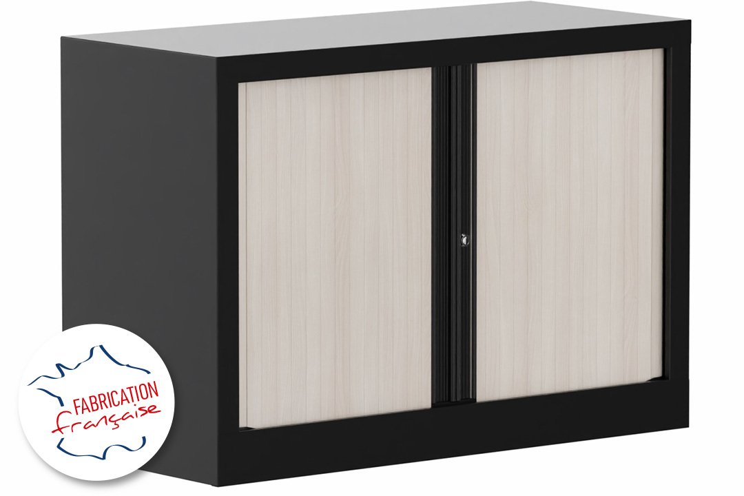 Armoire à rideaux H69,5xL100cm 1 tablette