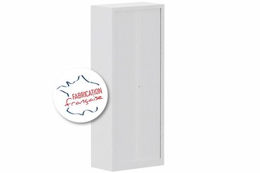 [Pas de famille] - [Pas de sous famille] - Armoire à rideaux H198xL80cm 4 tablettes