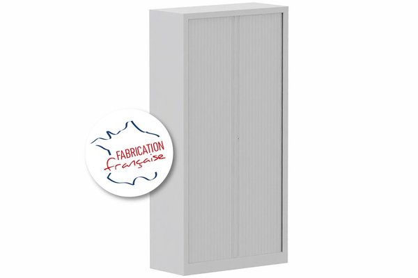 [Pas de famille] - [Pas de sous famille] - Armoire à rideaux H198xL100cm 4 tablettes