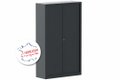Armoire à rideaux H198xL120cm 4 tablettes
