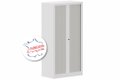 Armoire à rideaux H136xL120cm 3 tablettes