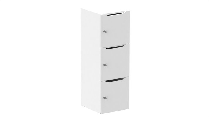 CASIERS - 3 cases - Meuble à cases H.137xL.45xP.50cm