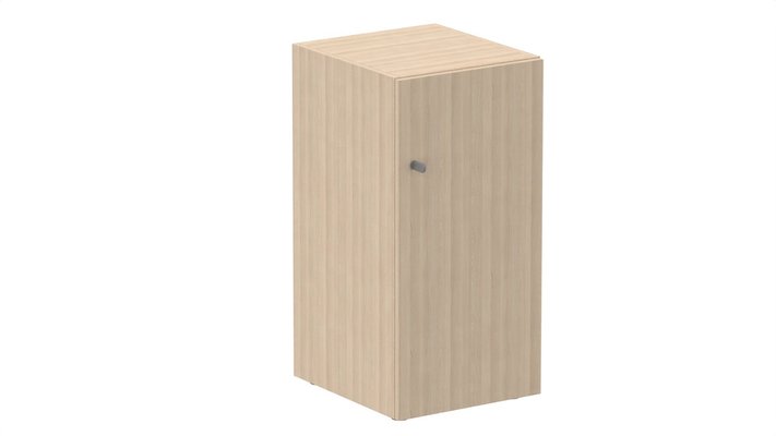 ARMOIRES PORTES BATTANTES - Mélaminés - Meuble à cases H.92xL.45xP.50cm - 1 case H86cm. porte pleine. serrure à clé