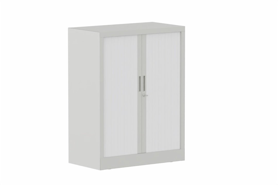 Armoire à rideaux H105xL080cm 2 tablettes