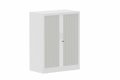 Armoire à rideaux H105xL080cm 2 tablettes