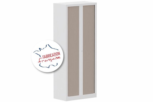 [Pas de famille] - [Pas de sous famille] - Armoire à rideaux H198xL80cm 4 tablettes