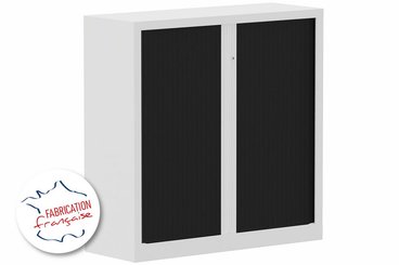 [Pas de famille] - [Pas de sous famille] - Armoire à rideaux H120xL120cm 2 tablettes