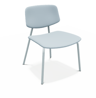 CHAISES ET TABOURETS - Pour tables standards, ht 75 cm, piétement 4 pieds - OLYMPE Chauffeuse L.54xP.54cm-hauteur assise 40cm