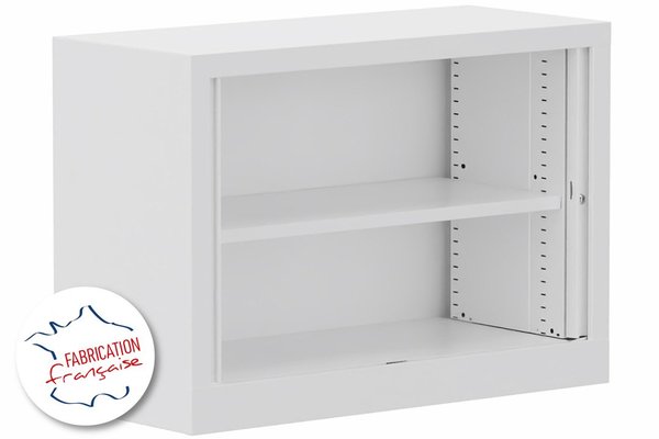 [Pas de famille] - [Pas de sous famille] - Armoire à rideaux H69,5xL100cm 1 tablette
