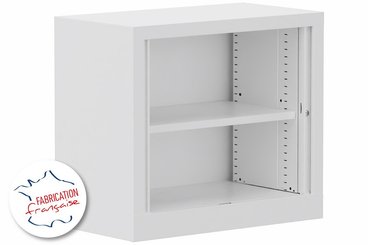[Pas de famille] - [Pas de sous famille] - Armoire à rideaux H69,5xL80cm 1 tablette