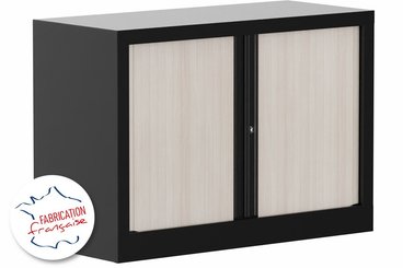 [Pas de famille] - [Pas de sous famille] - Armoire à rideaux H69,5xL100cm 1 tablette