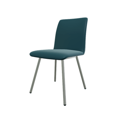 CHAISES ET TABOURETS - Pour tables standards, ht 75 cm, piétement 4 pieds - CHIC chaise 4 pieds. L.44.5xP.57xH.83cm-hauteur assise 47.5cm.